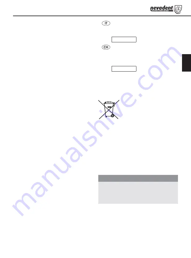 Nevadent NAZ 2.4 A1 Operating Instructions Manual Download Page 36