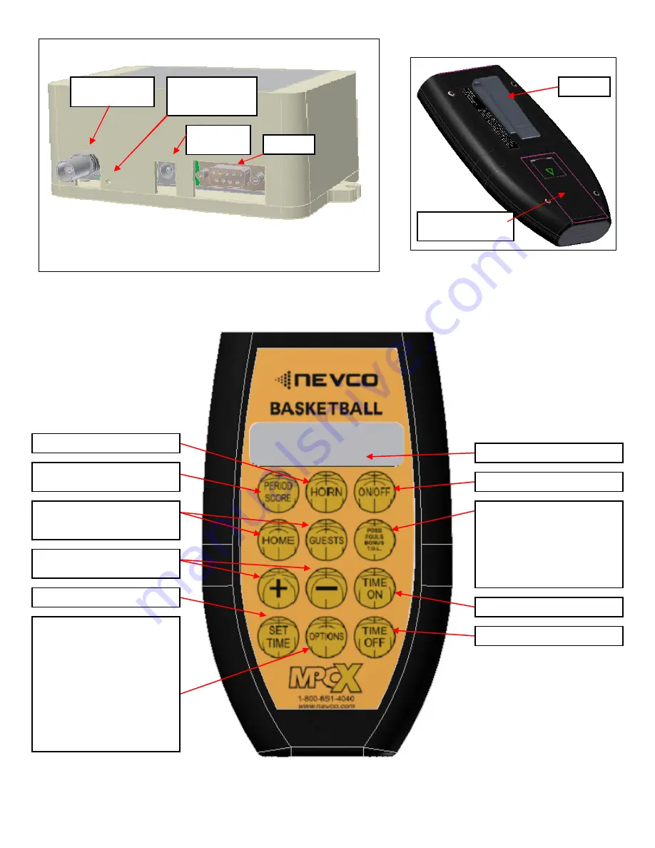 Nevco MPCX Basketball Operator Instructions Manual Download Page 3