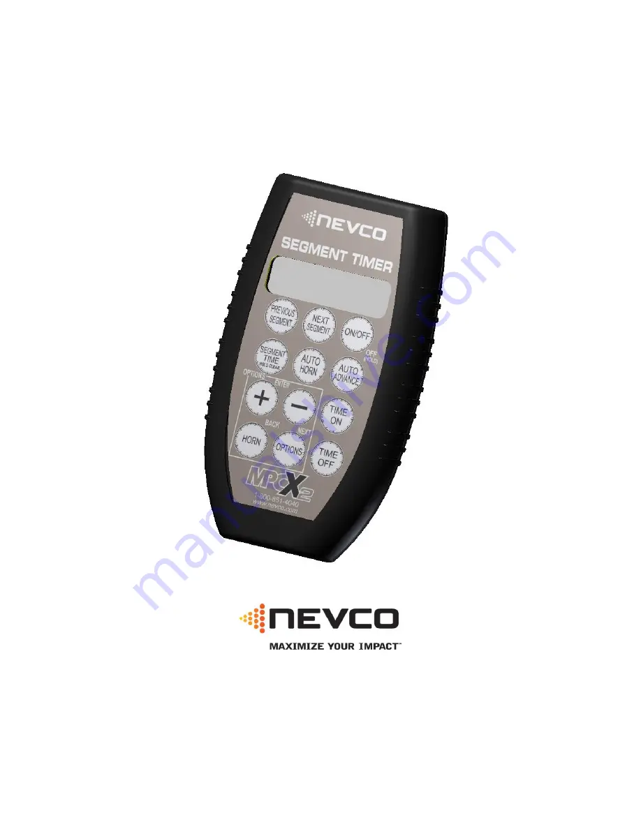 Nevco MPCX2 Football Operator Instructions Manual Download Page 1