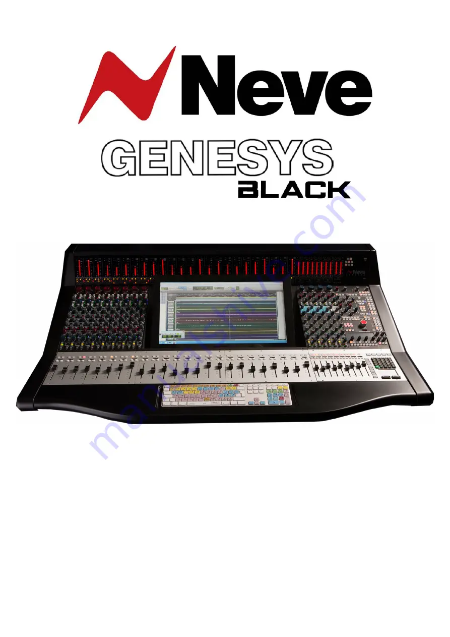 Neve GENESYS BLACK User Manual Download Page 1