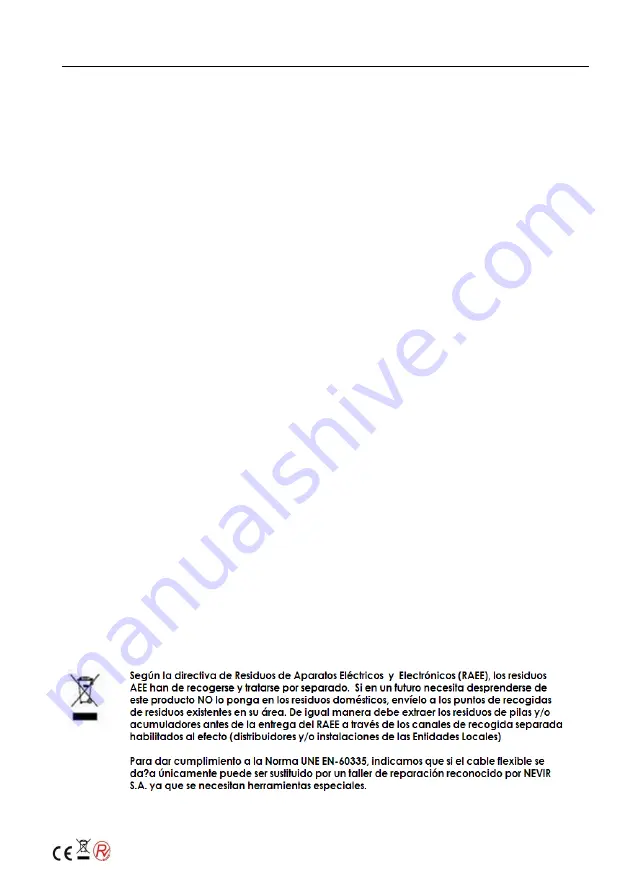 Nevir NVR-4453 DD Manual Download Page 18