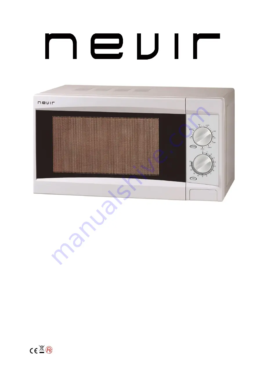 Nevir NVR-6123MG Instruction Manual Download Page 20