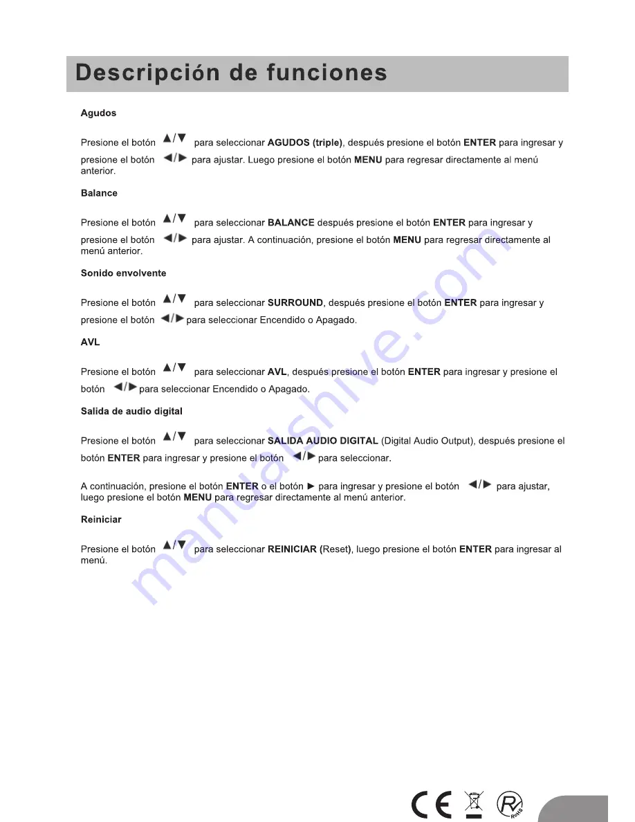 Nevir NVR-7510-19HD-N Instruction Manual Download Page 14