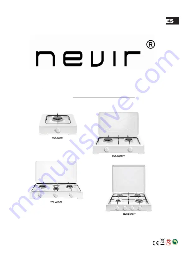 Nevir NVR-CGPE1 User Manual Download Page 1