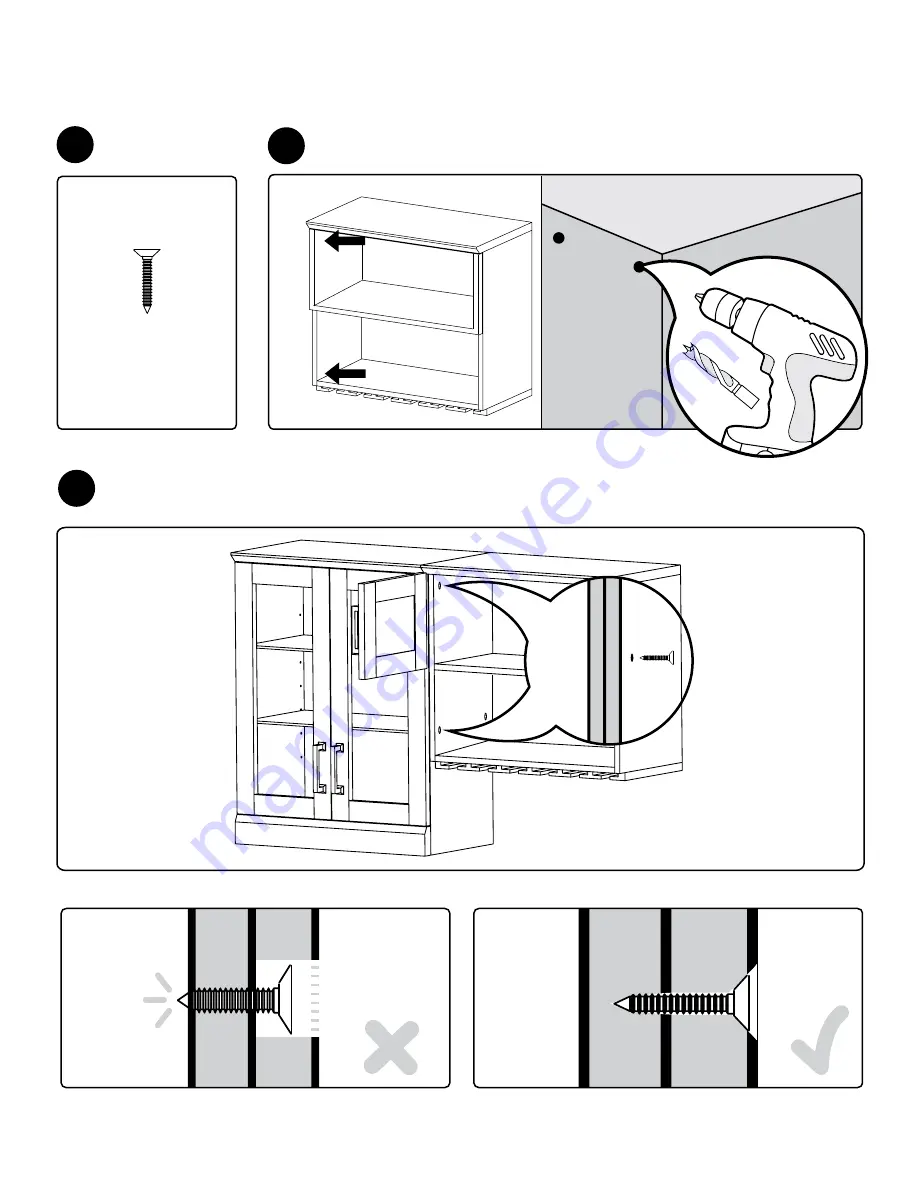 New Age 3 DRAWER BASE HOME BAR Manual Download Page 20