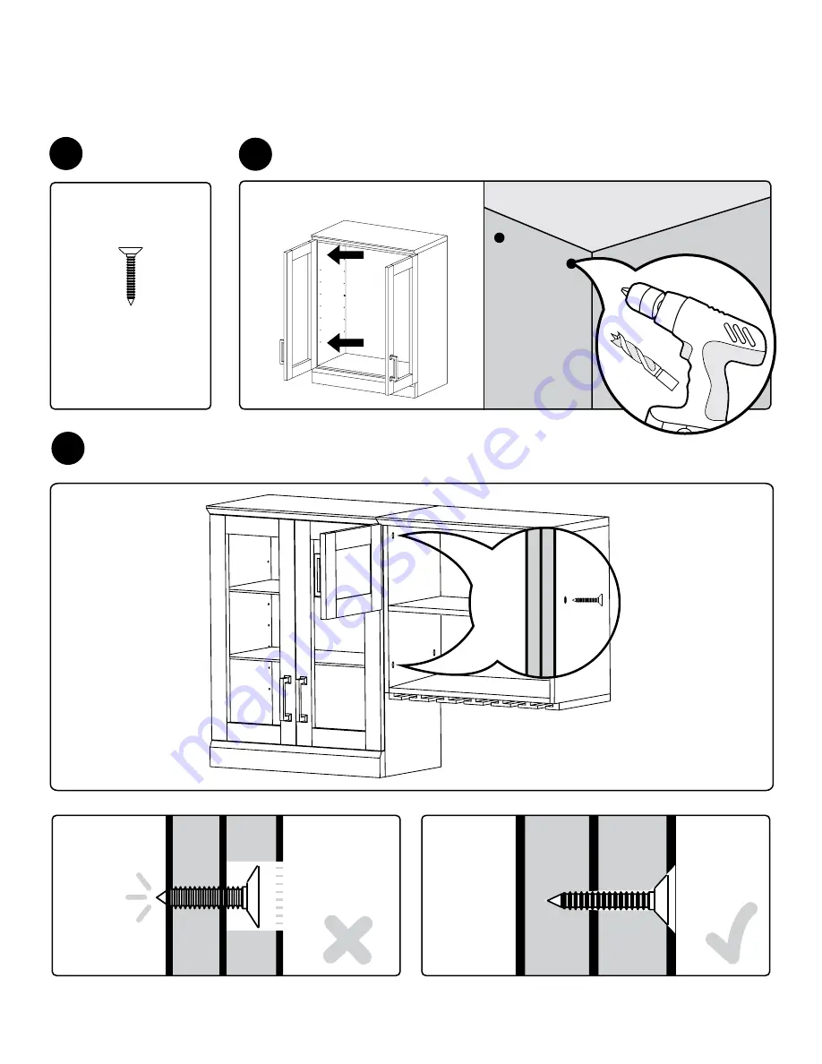 New Age 3 DRAWER BASE HOME BAR Manual Download Page 49