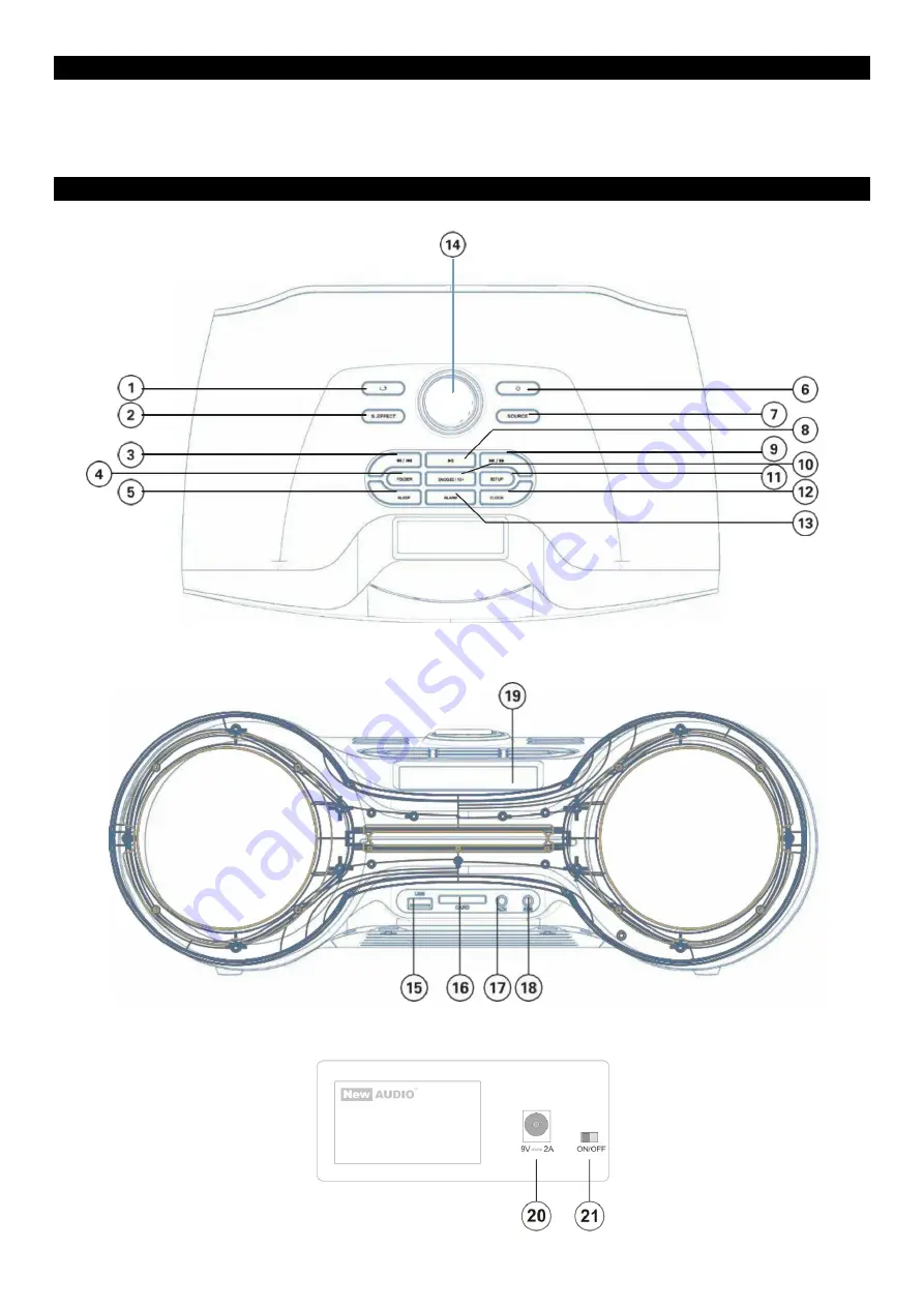 New AUDIO RM 250 BT User Manual Download Page 2