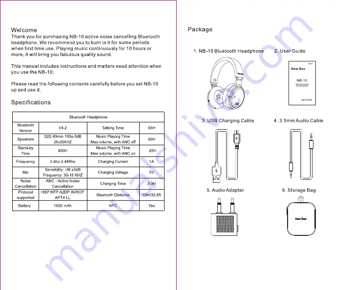 New Bee NB-10 Manual Download Page 2