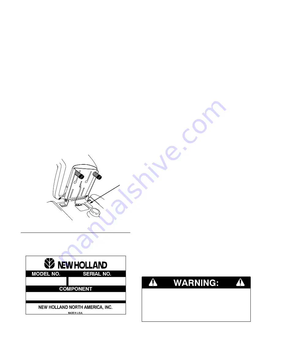 New Holland 715695001 Operator'S Manual Download Page 2