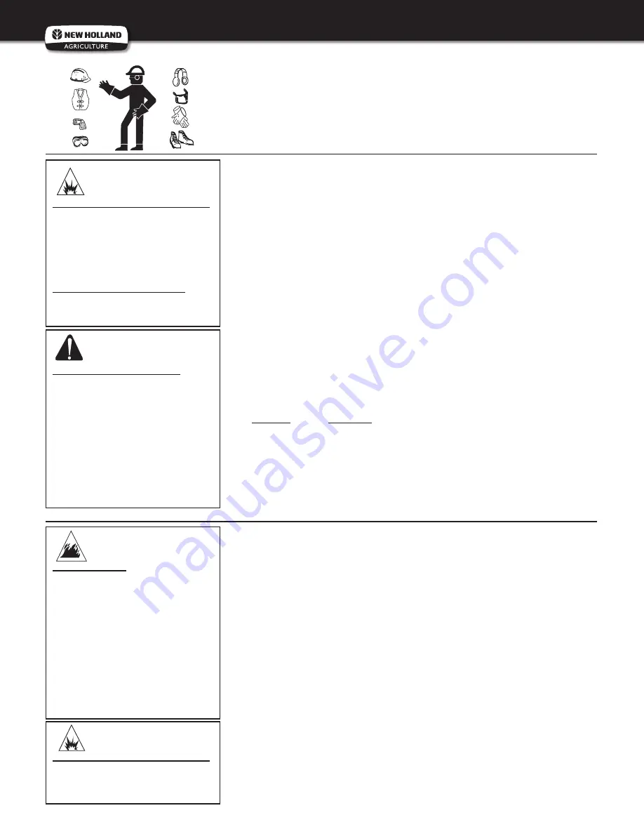 New Holland MN2765HAHW Operation Manual Download Page 10