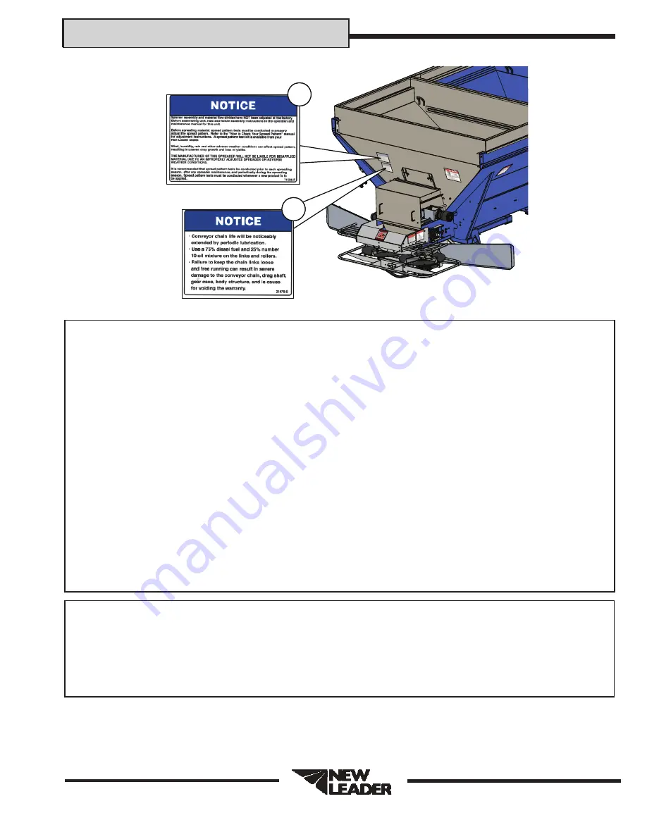 New Leader Guardian L3030G4 MultApplier Operator'S Manual Download Page 23