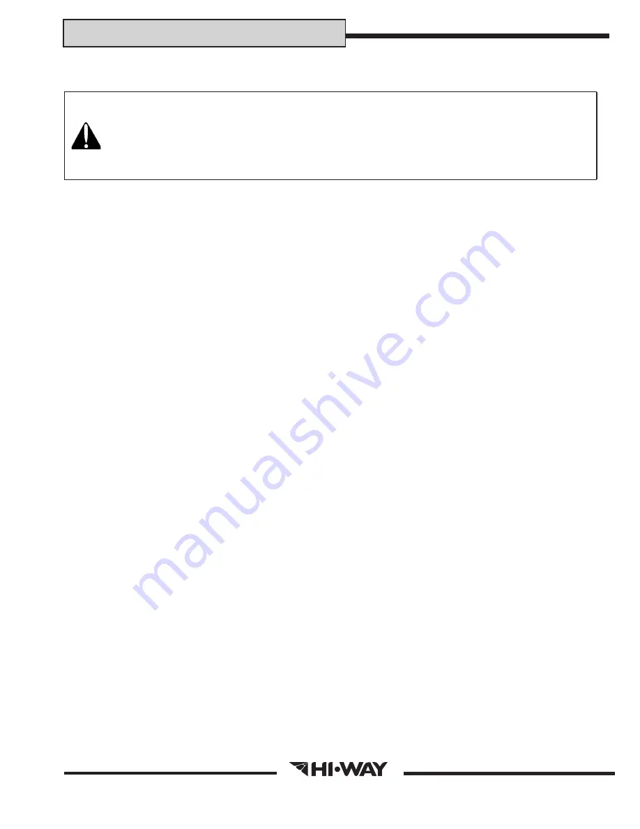 New Leader Hi-Way XT3 TYPE III Operator'S Manual Download Page 35