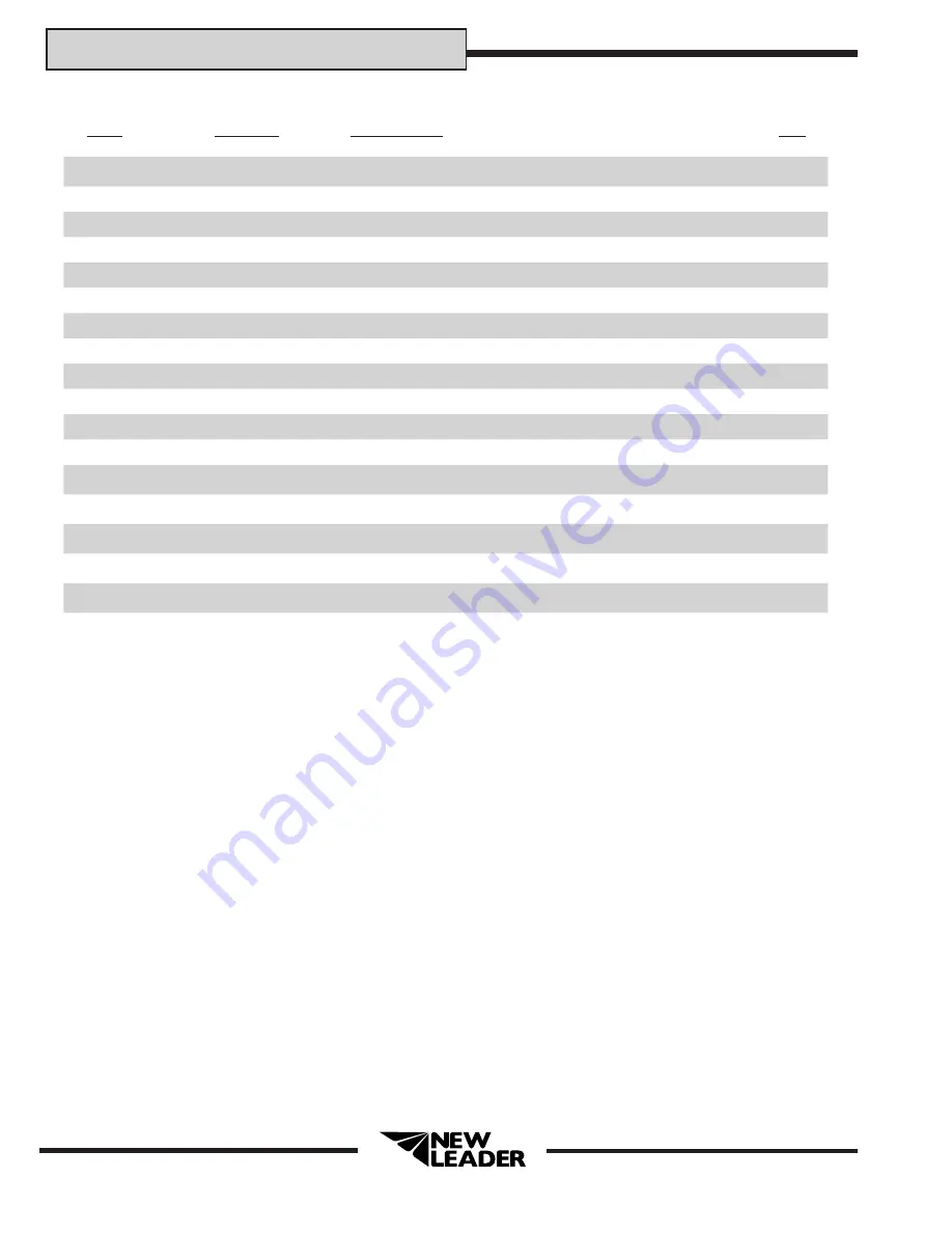 New Leader L5034 G4 Assembly/Operators/Parts Manual Download Page 142