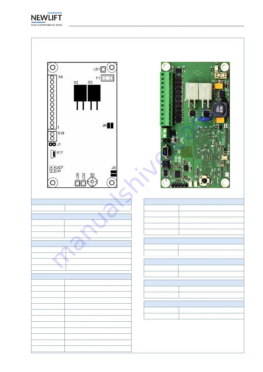 New lift EAZ-TFT.110 Manual Download Page 9