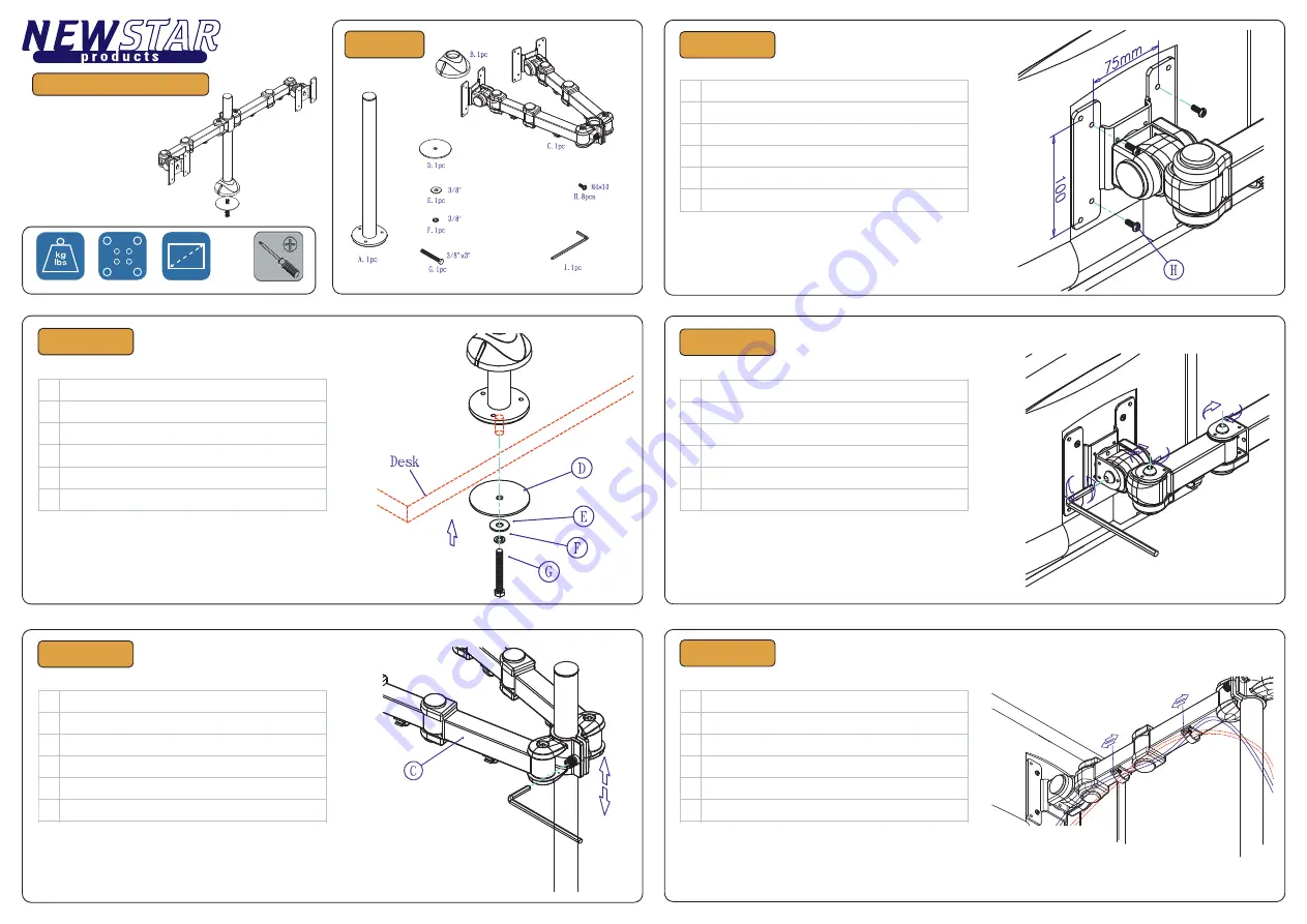 New Star Computer Products FPMA-D960DG Instruction Manual Download Page 2