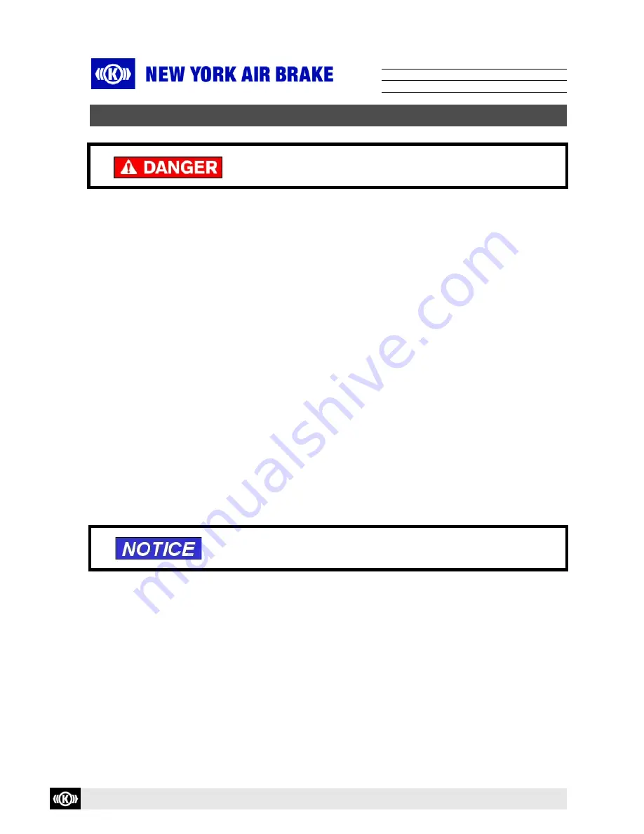 New York Air Brake IP-235 Instruction Manual Download Page 7