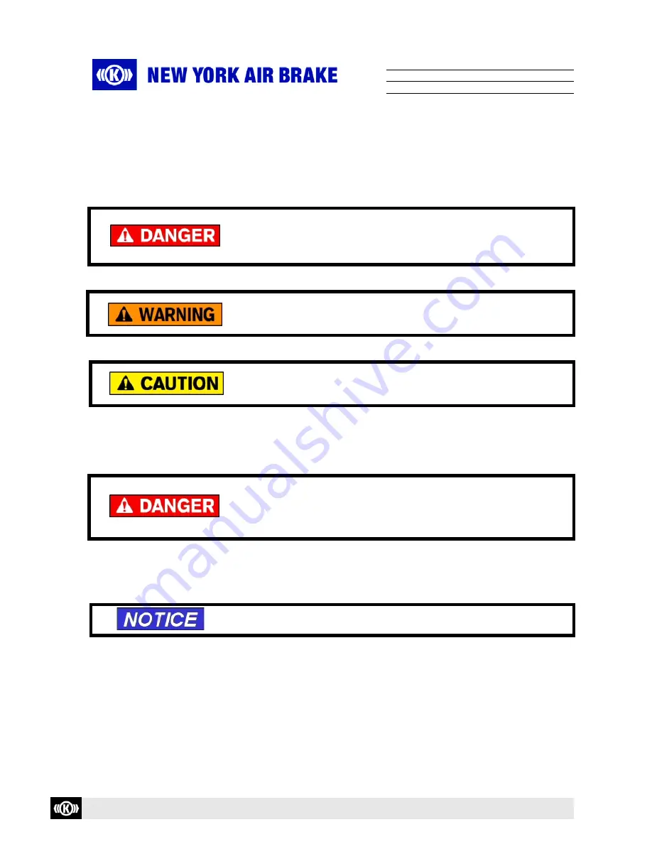 New York Air Brake IP-235 Instruction Manual Download Page 8