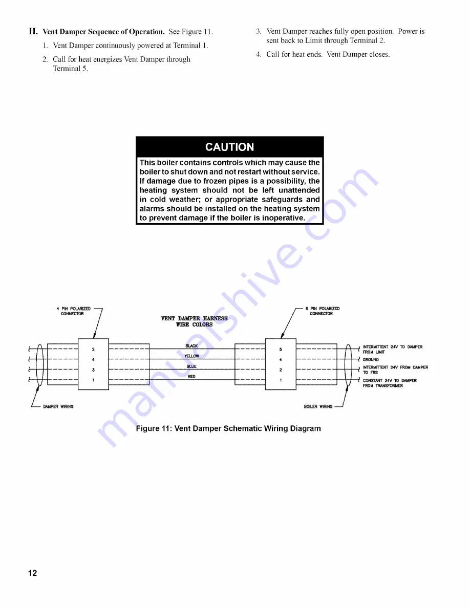 New Yorker CG-C Series Installation, Operating And Service Instructions Download Page 12