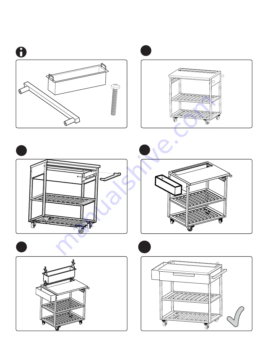 NewAge Products Outdoor Kitchen SS 32 Bar Cart Скачать руководство пользователя страница 17