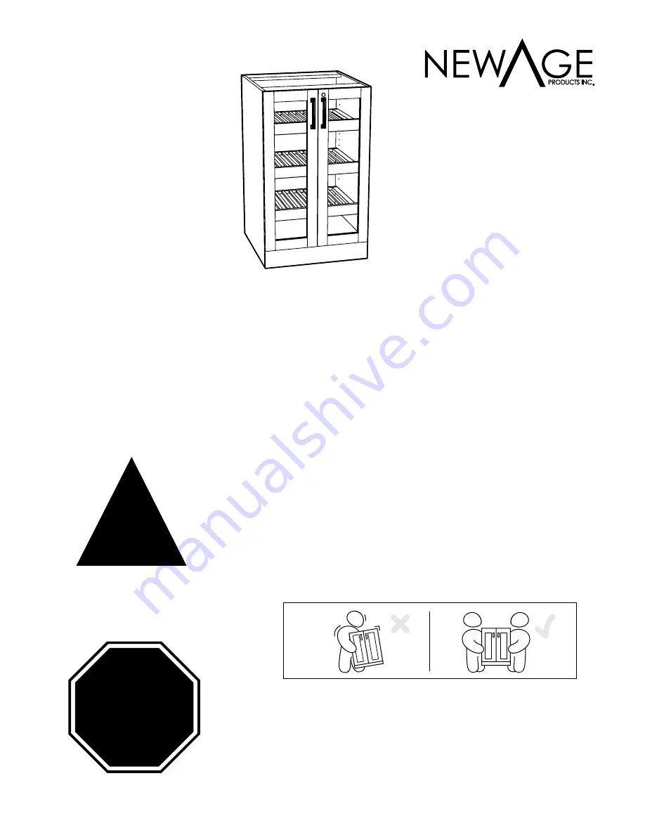 Newage 2 Door Cabinet Manual Download Page 8