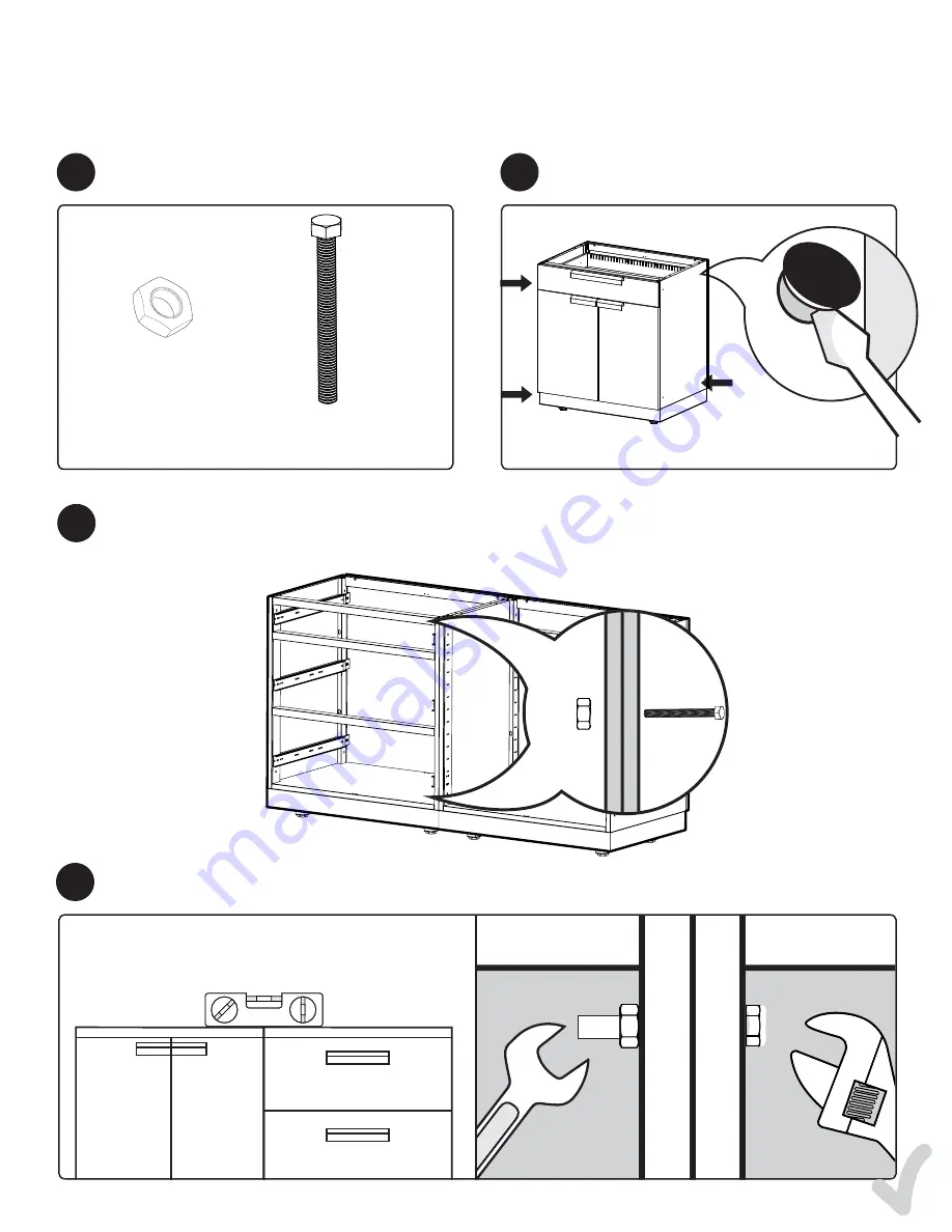 Newage Outdoor Kitchen Alum Grey Glass 32 Bar Manual Download Page 9