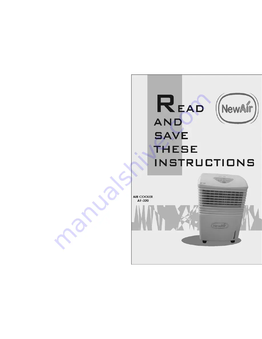 NewAir Air Cooler AF-320 Owner'S Manual Download Page 1