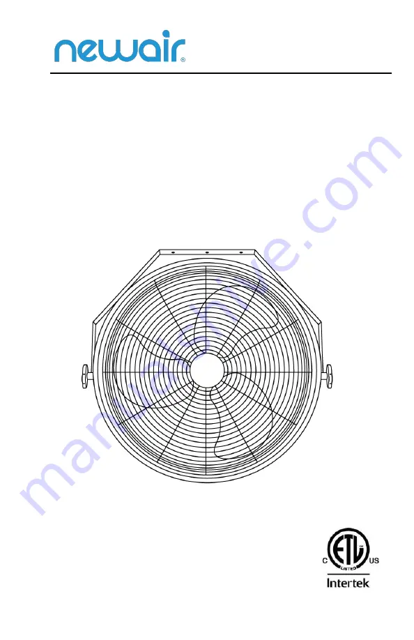 NewAir NIF20WBK00 Owner'S Manual Download Page 1