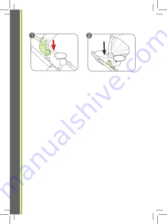 Newell Rubbermaid baby jogger GRACO CLICK-CONNECT Car Seat Adapter Assembly Instructions Manual Download Page 2