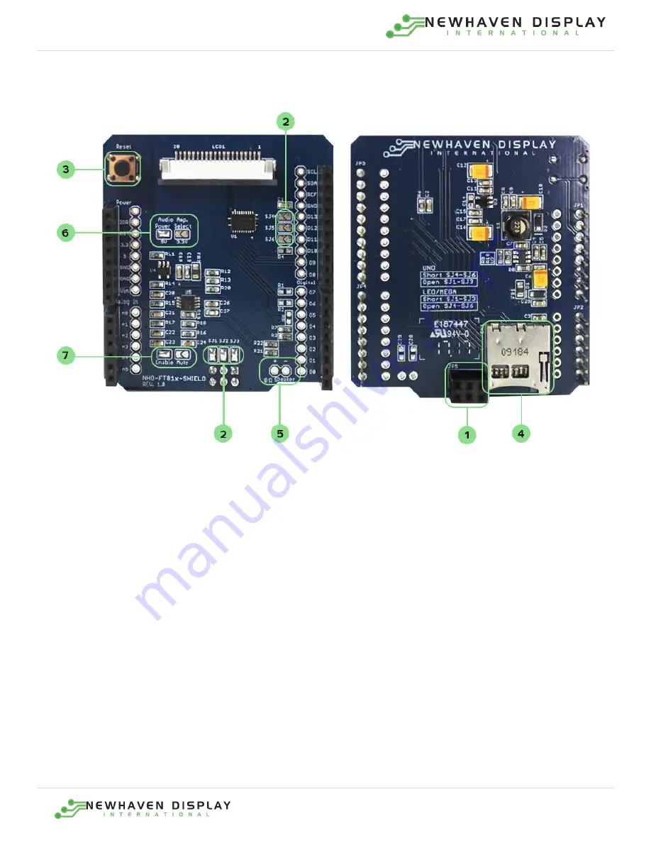 Newhaven Display International NHD-FT81x-SHIELD User Manual Download Page 5