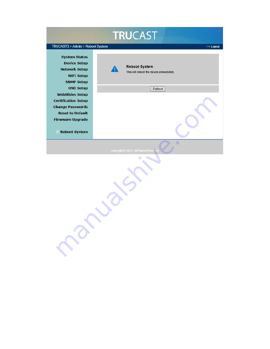 NewLine TRUCAST 3 User Manual Download Page 35