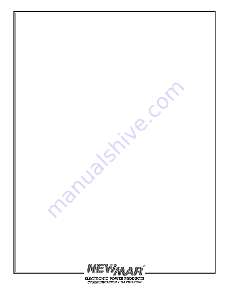 NewMar Guided Wave 12-1200IC Installation & Operation Manual Download Page 4