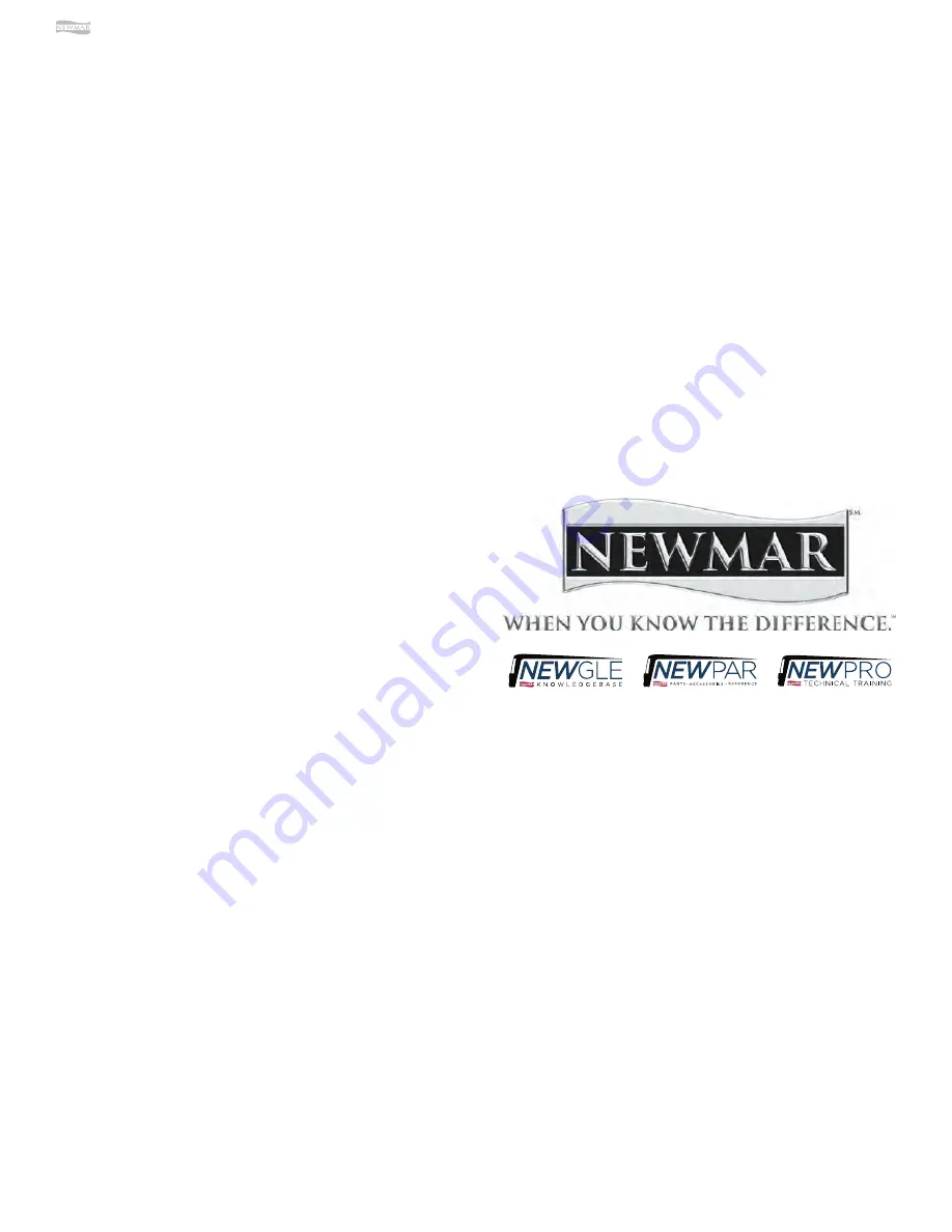 NewMar Kountry Star 2022 Owner'S Manual Download Page 13