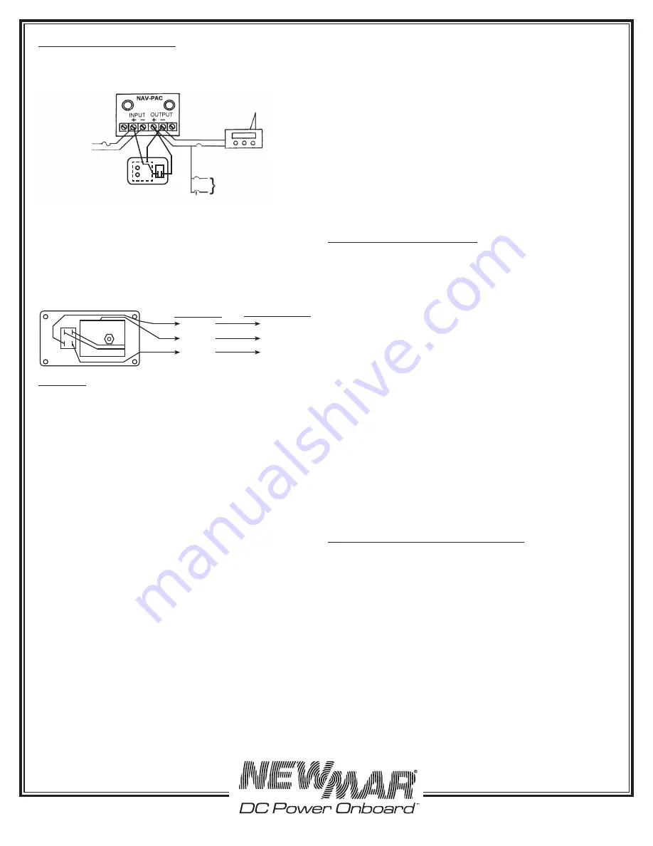 NewMar NAV-PAC NP-12 Installation & Operation Manual Download Page 2