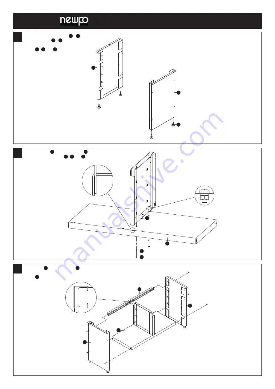 Newpo GLWB121 Manual To Assembly & Usage Download Page 3