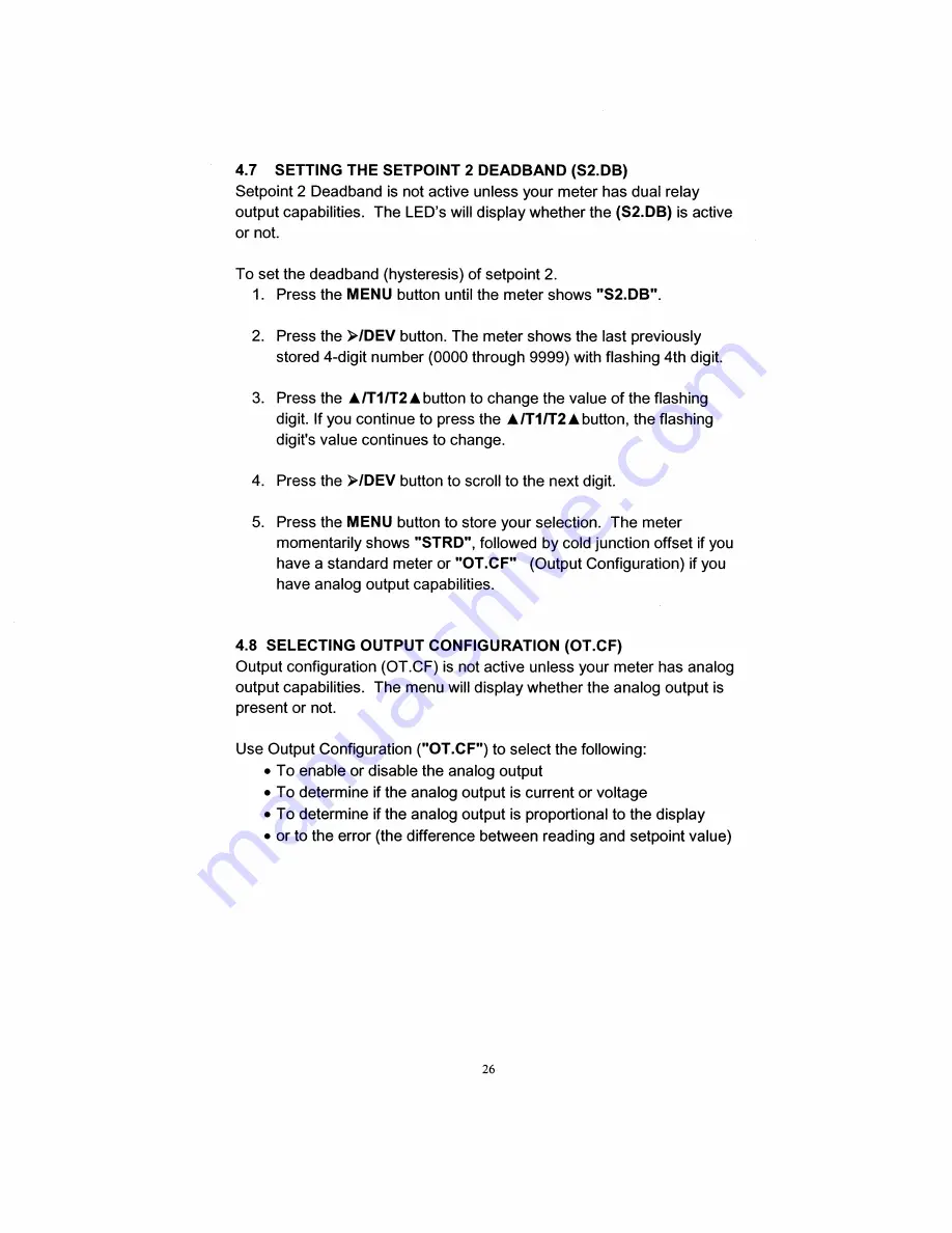 Newport Electronics INFINITY INFCDT Operator'S Manual Download Page 34