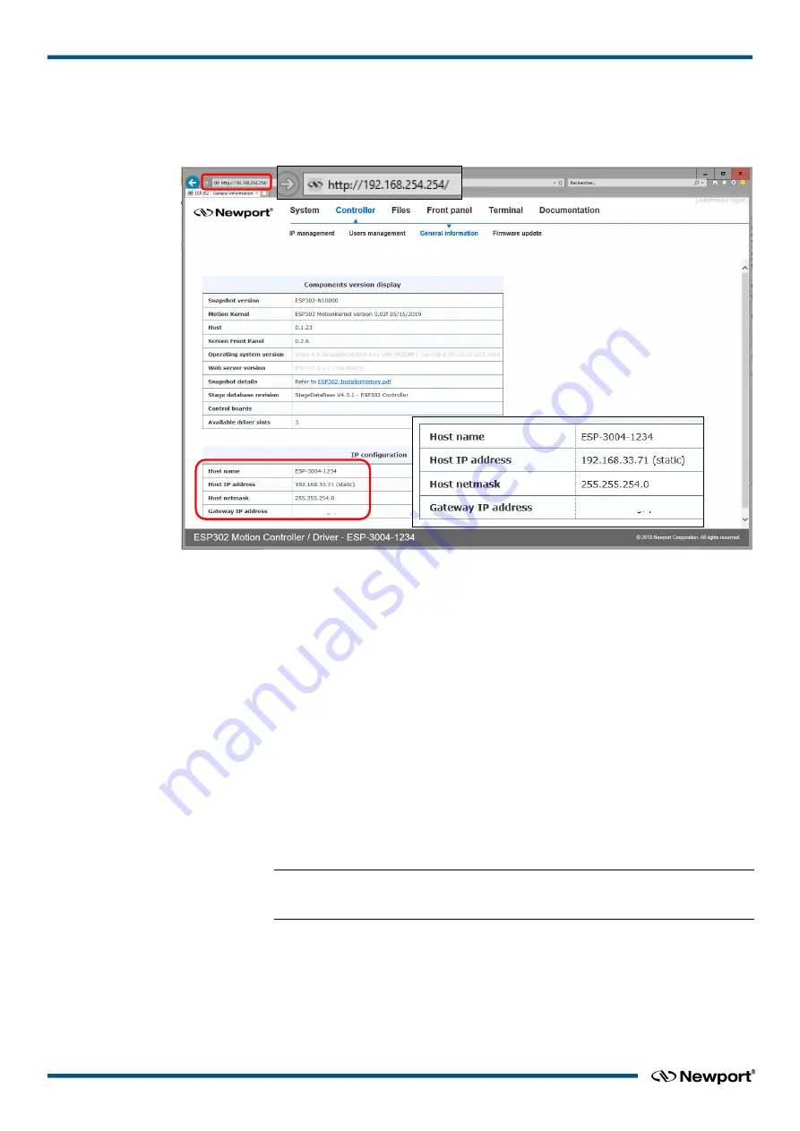 Newport ESP302 Startup Manual Download Page 30