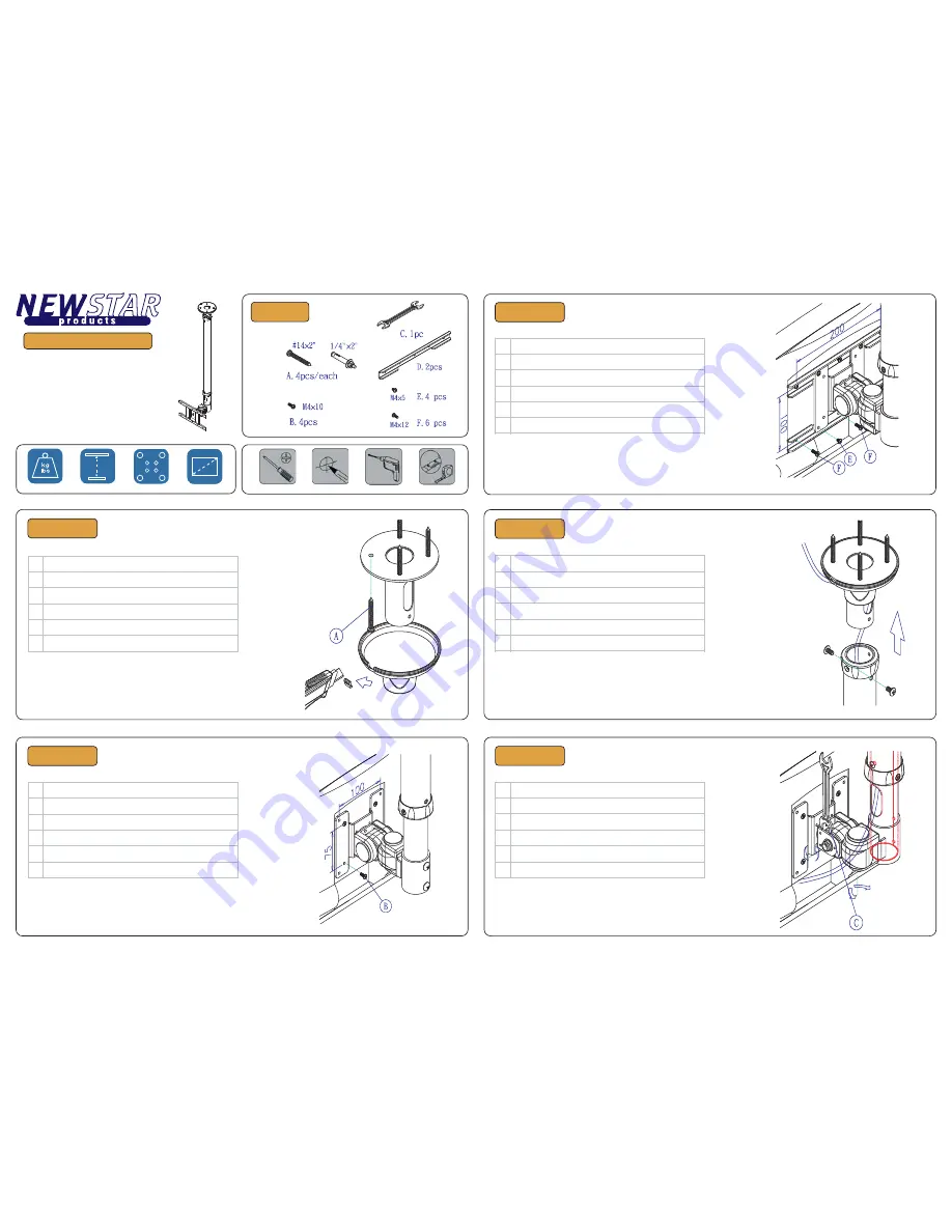 NewStar FPMA-C100 Instruction Manual Download Page 2