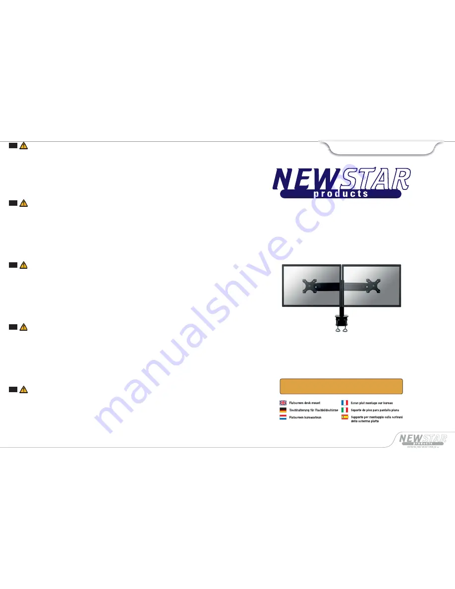 NewStar FPMA-D700D Instruction Manual Download Page 1