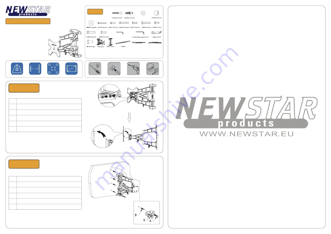 NewStar LED-W550 Скачать руководство пользователя страница 2