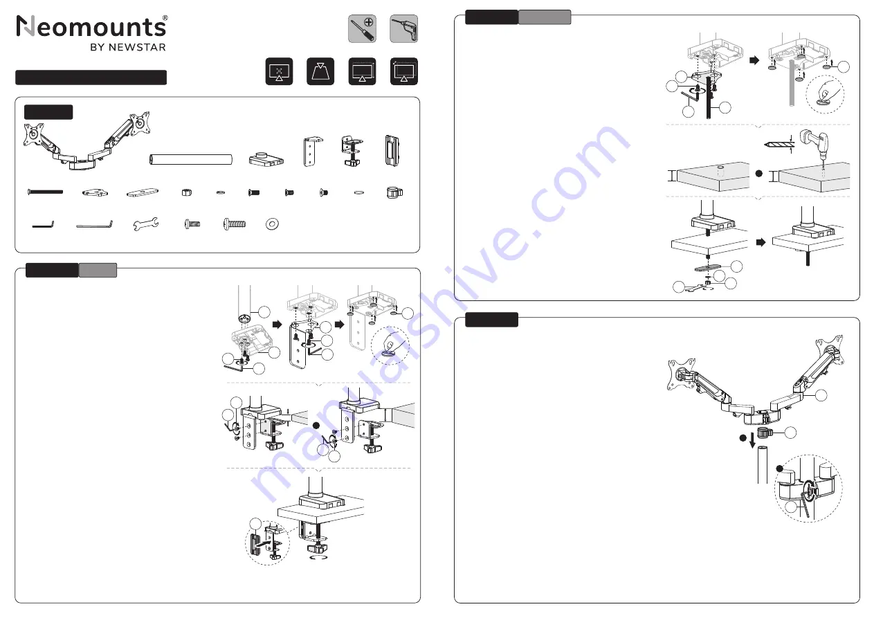 NewStar NeoMounts DS70-750BL2 Скачать руководство пользователя страница 2