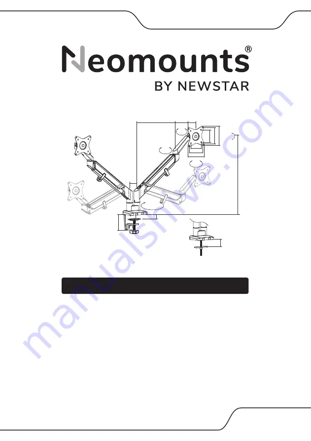 NewStar Neomounts DS70-810BL2 Скачать руководство пользователя страница 1