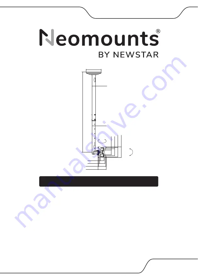 NewStar Neomounts FPMA-C050SILVER Скачать руководство пользователя страница 1