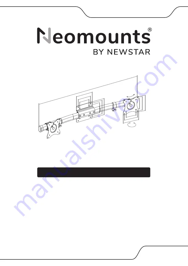 NewStar Neomounts FPMA-CB100BLACK Instruction Manual Download Page 1