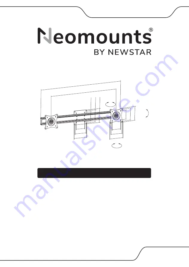 NewStar Neomounts FPMA-CB200BLACK Скачать руководство пользователя страница 1