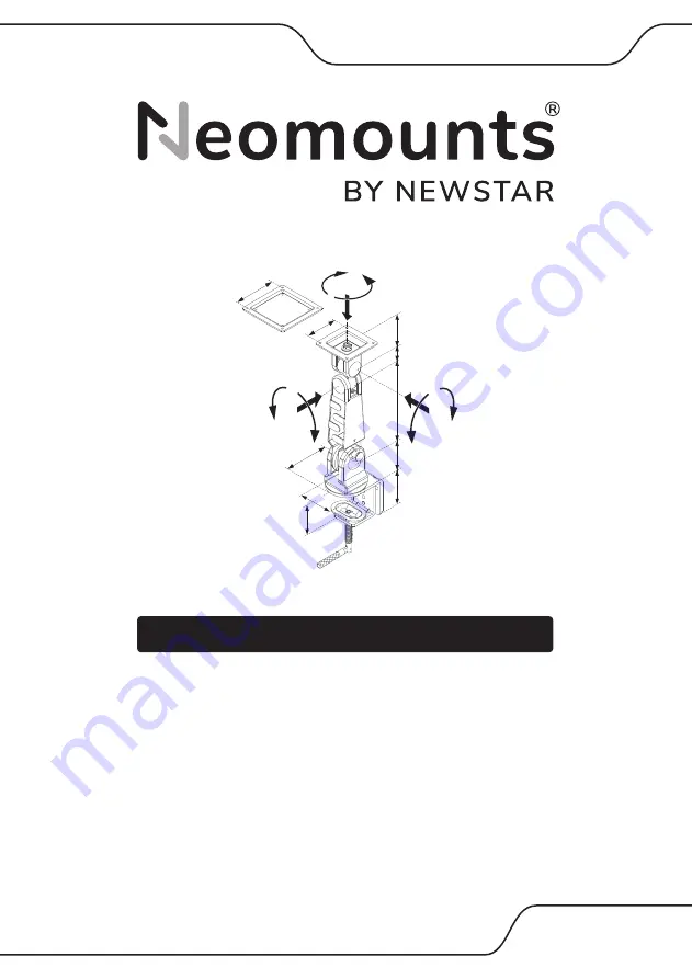 NewStar Neomounts FPMA-D400 Instruction Manual Download Page 1