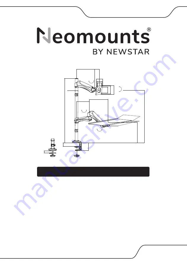 NewStar Neomounts FPMA-D500KEYB Instruction Manual Download Page 1