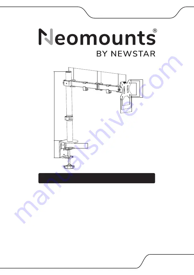 NewStar Neomounts FPMA-D550BLACK Скачать руководство пользователя страница 1