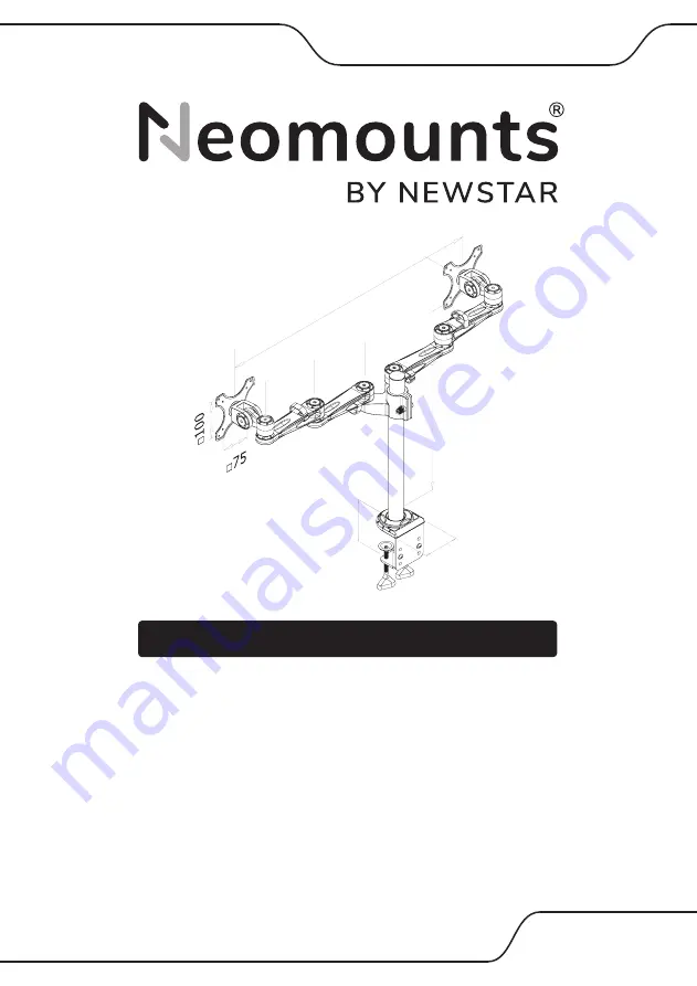 NewStar Neomounts FPMA-D935D Скачать руководство пользователя страница 1