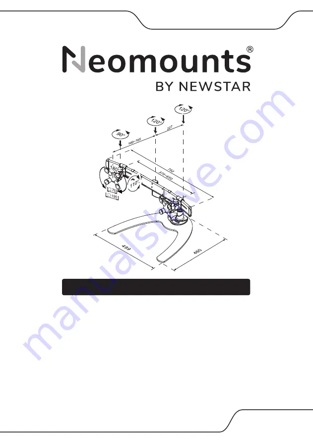 NewStar Neomounts FPMA-D940DD Скачать руководство пользователя страница 1