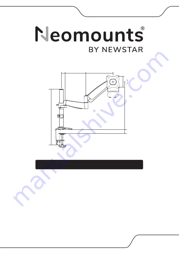 NewStar Neomounts FPMA-D950 Скачать руководство пользователя страница 1